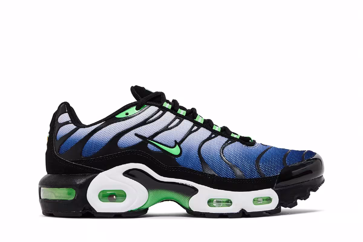 Nike Air Max Plus GS Deep Royal Scream Green, view 2