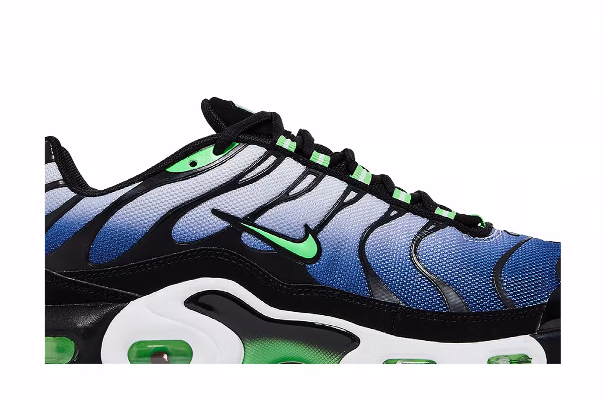 Nike Air Max Plus GS Deep Royal Scream Green, view 3