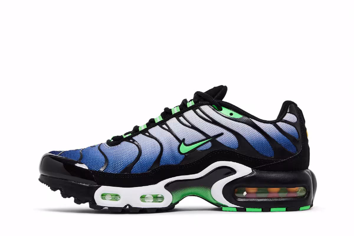 Nike Air Max Plus GS Deep Royal Scream Green, view 4