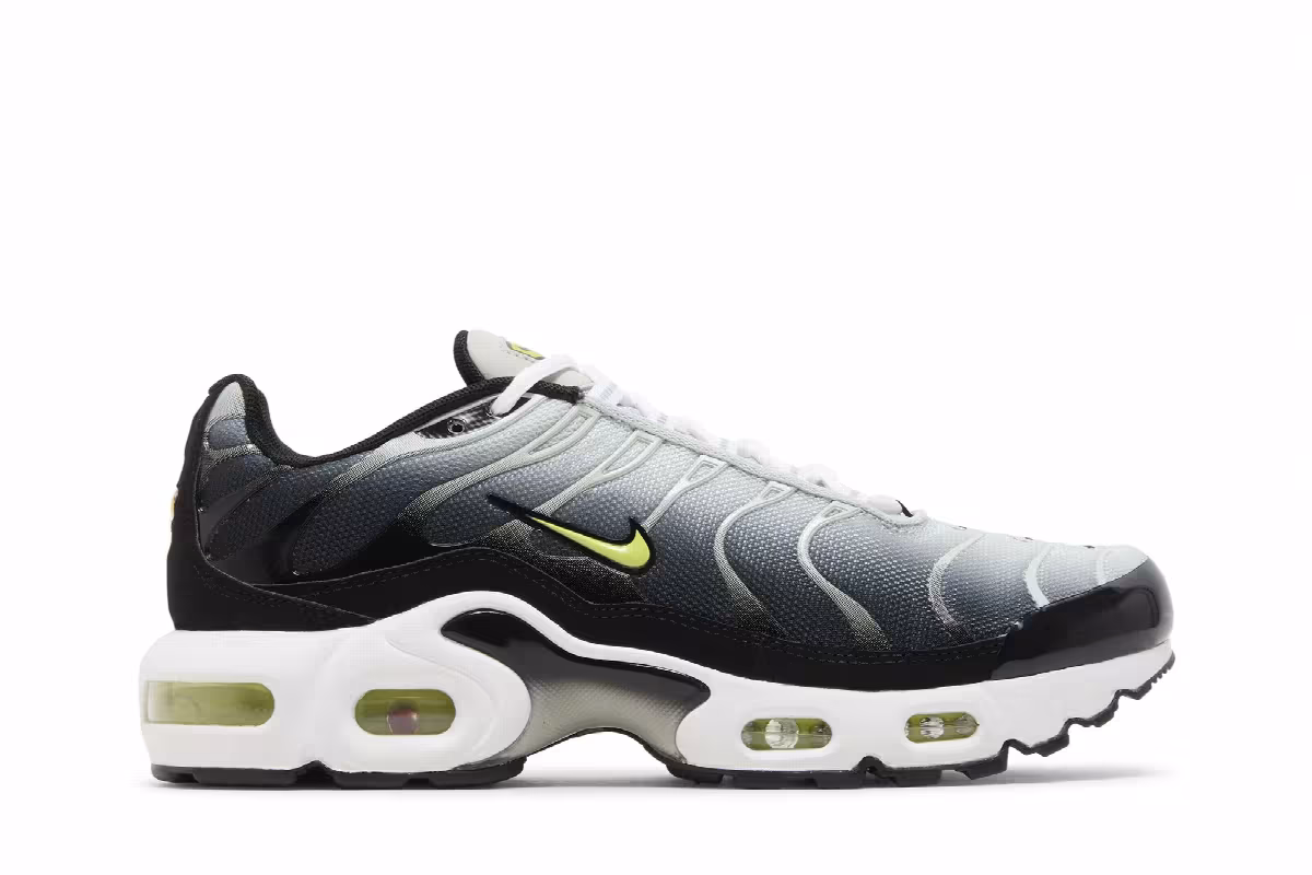 Nike Air Max Plus GS Black Bright Cactus, view 2