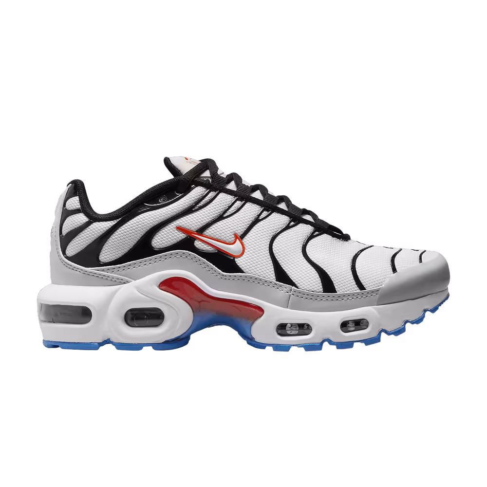 Nike Air Max Plus GS Platinum Black Red