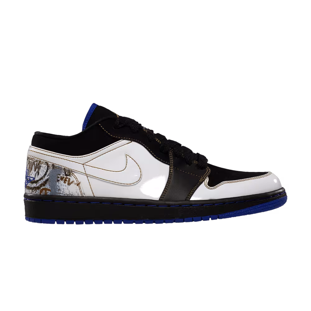 Air Jordan 1 Phat Low Metallic Silver