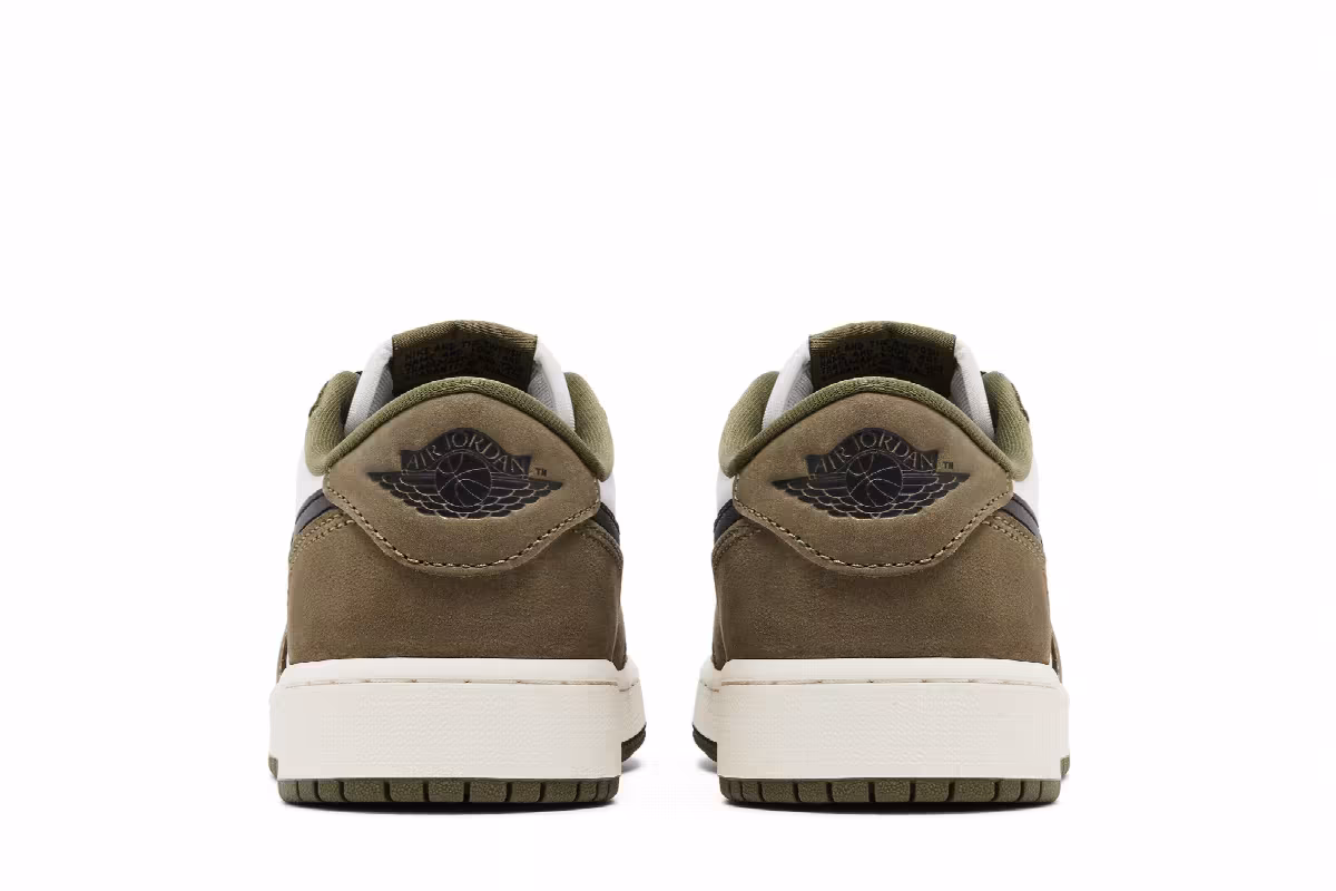 Air Jordan 1 Low GS Medium Olive, view 7