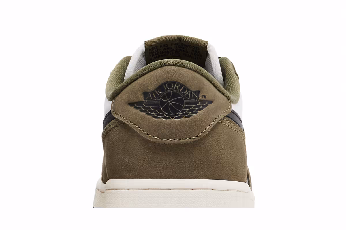 Air Jordan 1 Low GS Medium Olive, view 8