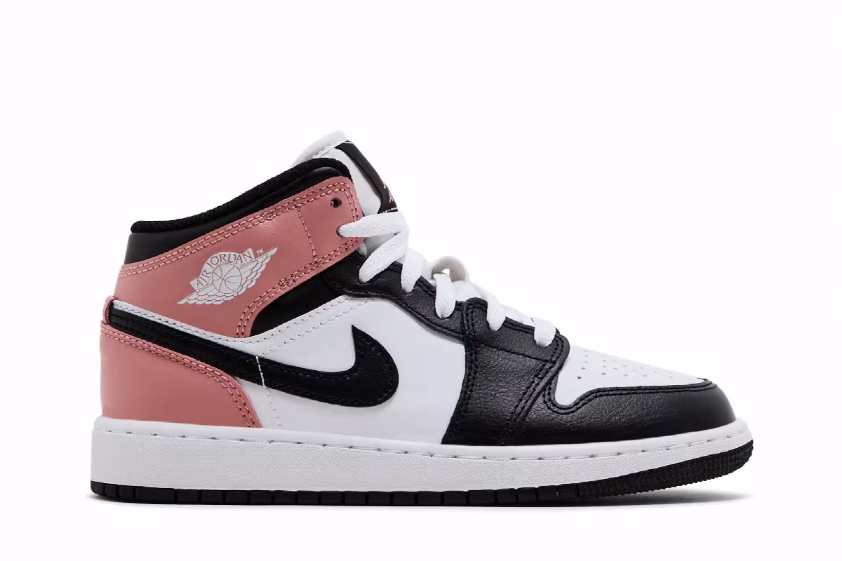 Air Jordan 1 Mid GS Rust Pink, view 2