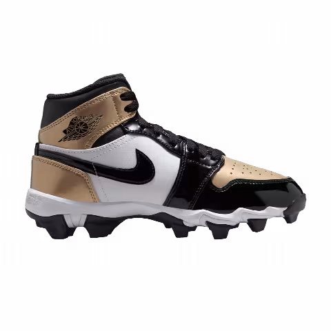 Air Jordan 1 Mid Cleat GS 'Gold Toe'