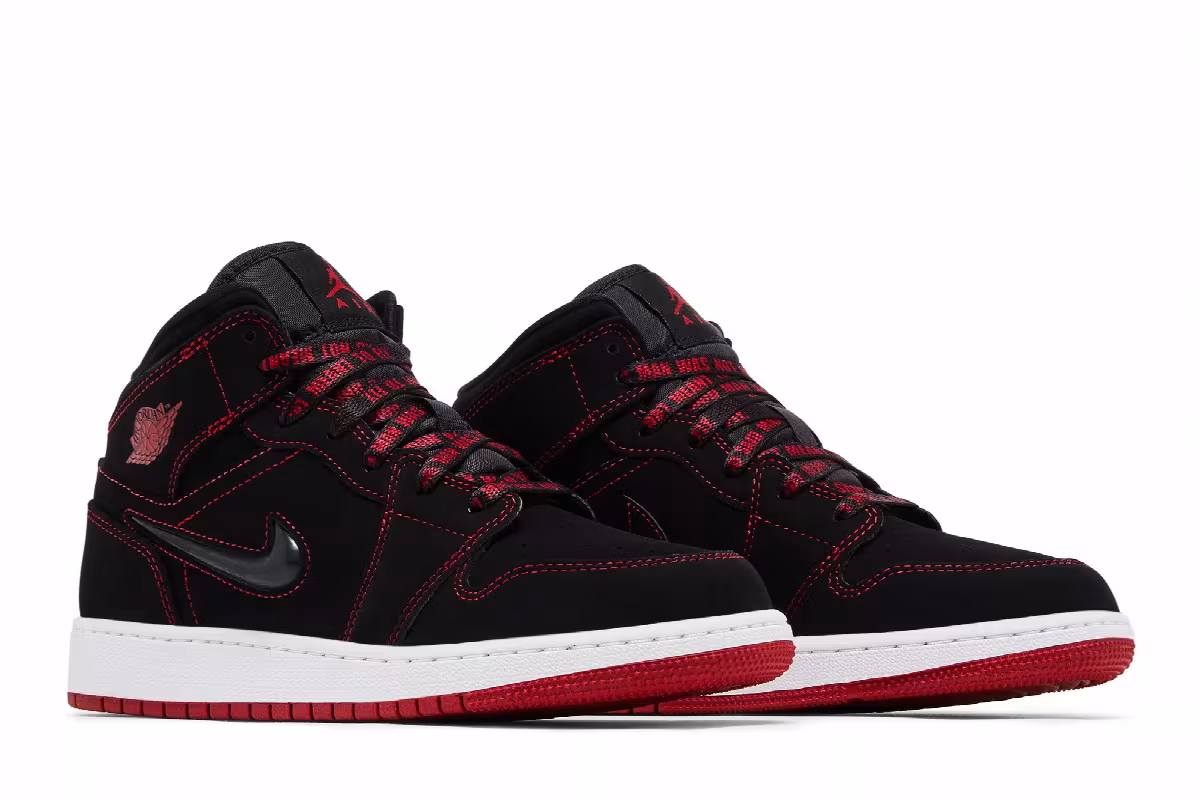 Air Jordan 1 Mid SE GS Fearless, view 9