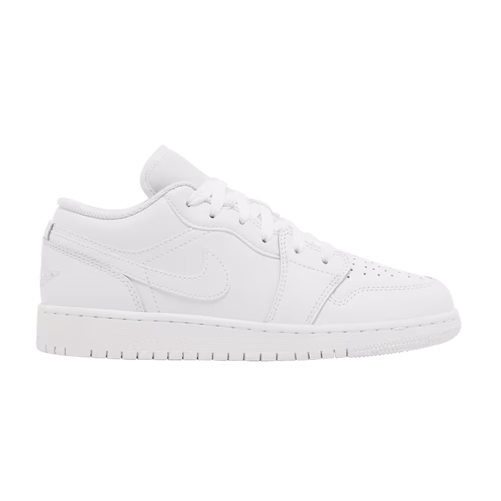 Air Jordan 1 Low GS Triple White 2023