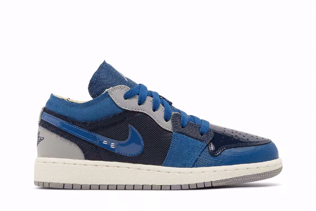 Air Jordan 1 Low SE Craft GS Inside Out - Obsidian, view 2