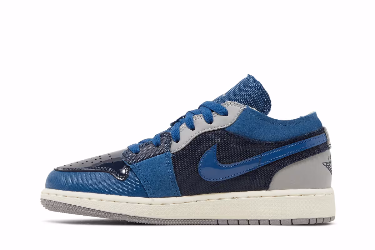 Air Jordan 1 Low SE Craft GS Inside Out - Obsidian, view 4