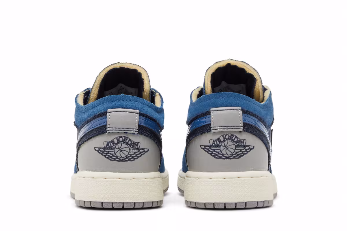 Air Jordan 1 Low SE Craft GS Inside Out - Obsidian, view 7