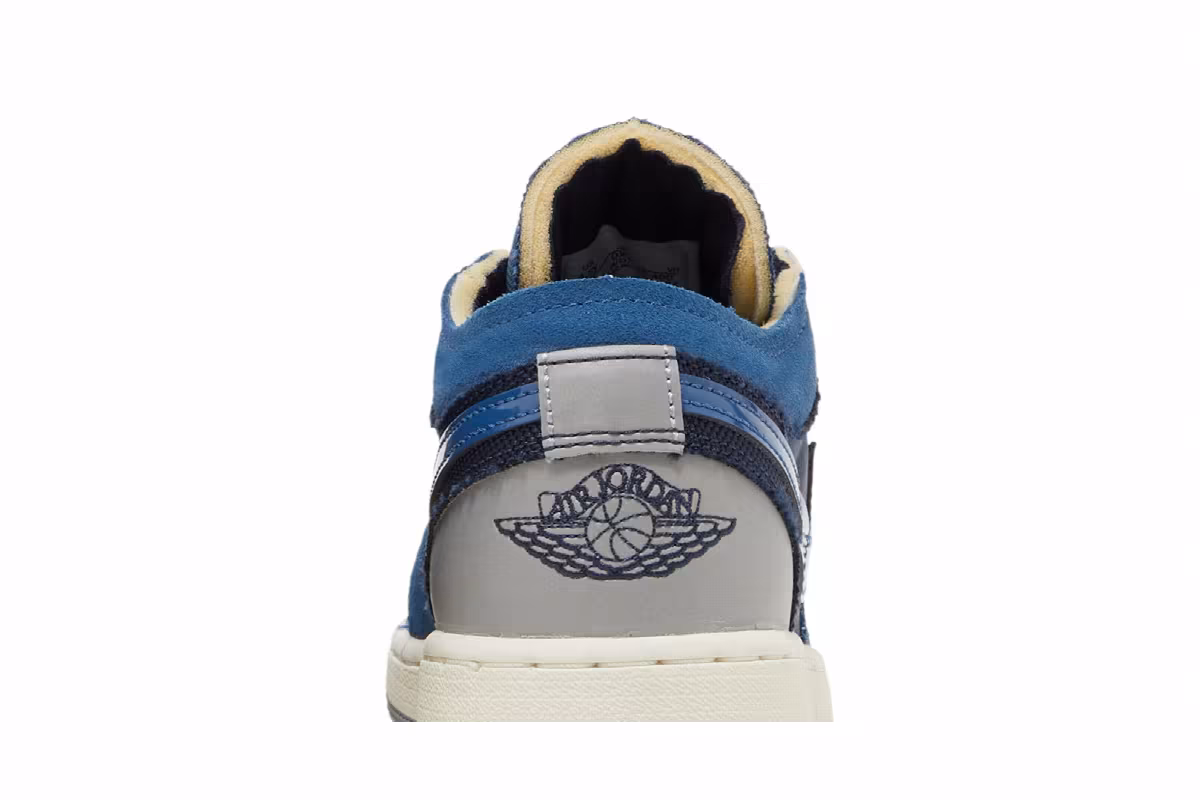 Air Jordan 1 Low SE Craft GS Inside Out - Obsidian, view 8