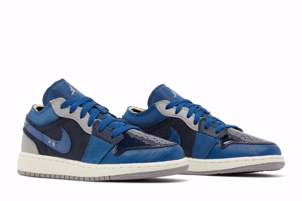 Air Jordan 1 Low SE Craft GS Inside Out - Obsidian, view 9
