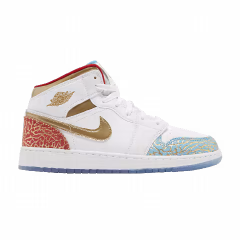 Air Jordan 1 Mid GS 'NC to Chi'