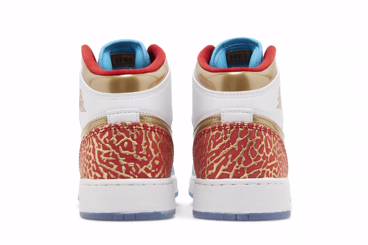 Air Jordan 1 Mid GS NC to Chi, view 7