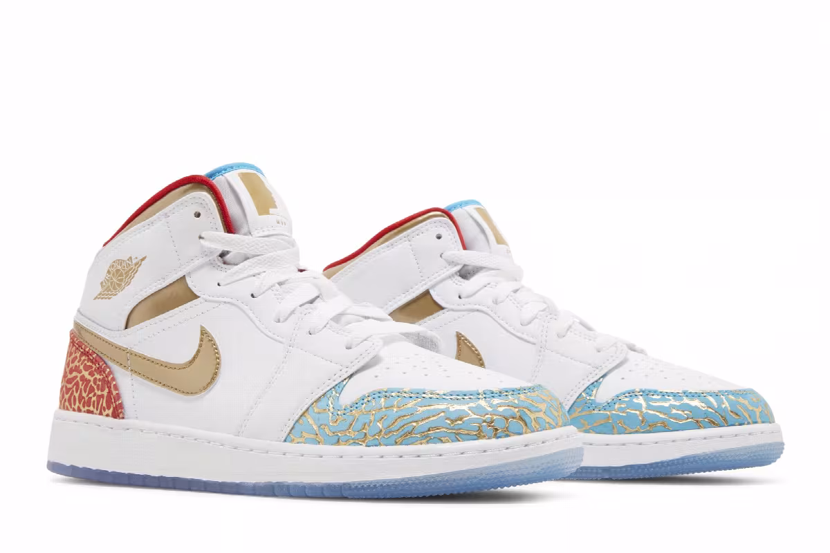 Air Jordan 1 Mid GS NC to Chi, view 9