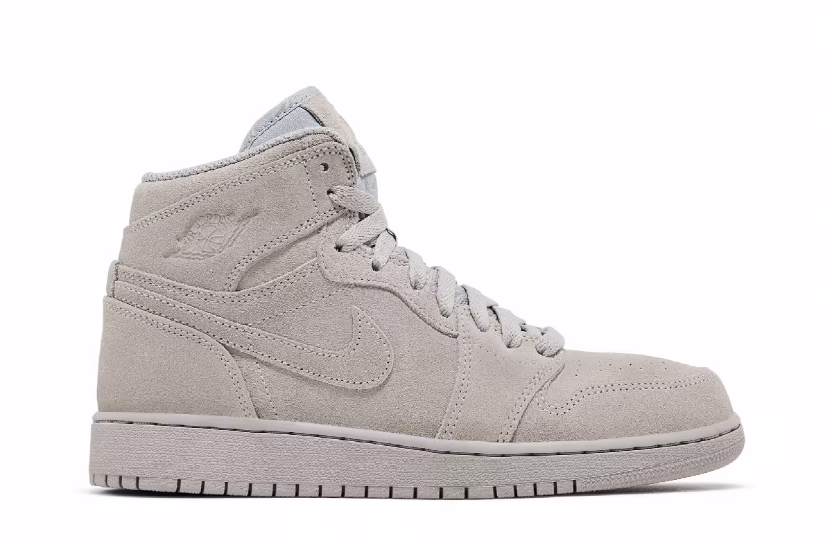 Air Jordan 1 High BG Grey Suede, view 2