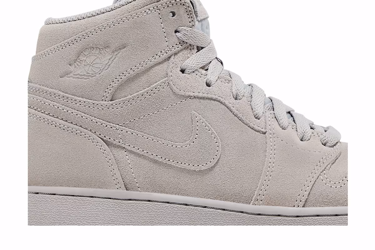 Air Jordan 1 High BG Grey Suede, view 3