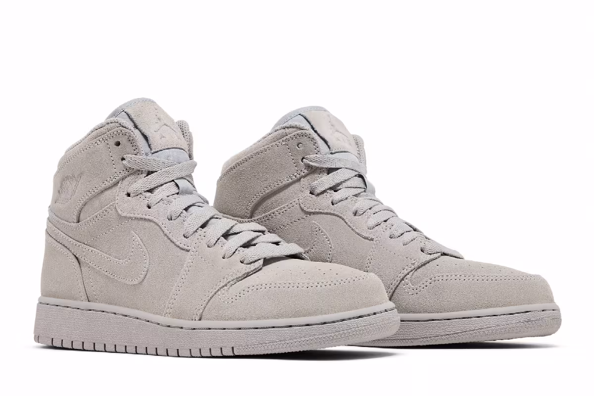 Air Jordan 1 High BG Grey Suede, view 9