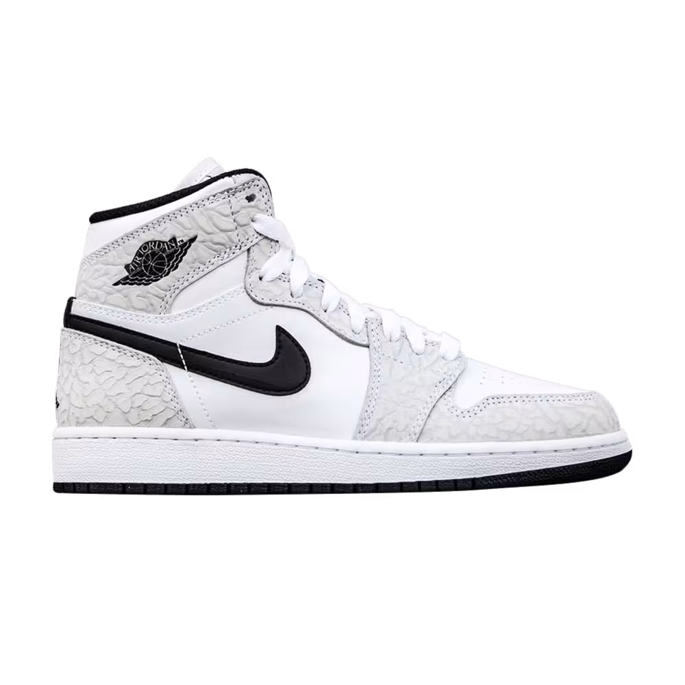 Air Jordan 1 High Premium GS White Black