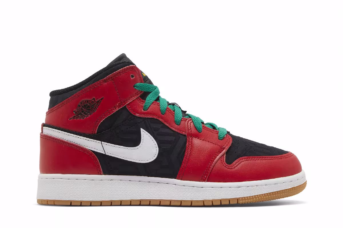 Air Jordan 1 Mid SE GS Christmas, view 2