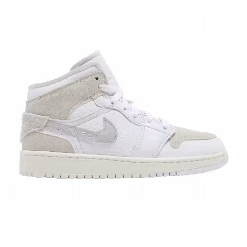 Air Jordan 1 Mid SE Craft GS 'Inside Out - White Sail'