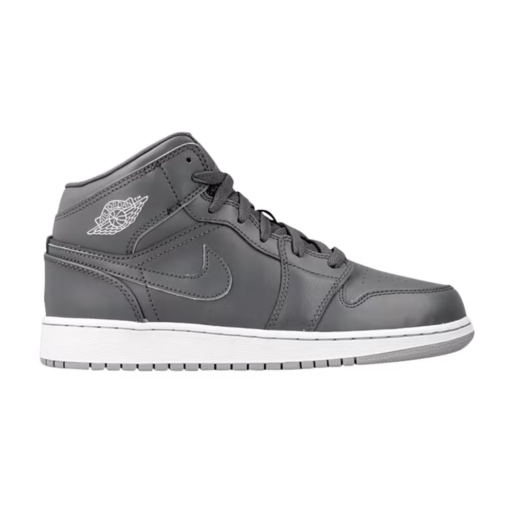 Air Jordan 1 Mid GS Cool Grey Wolf Grey