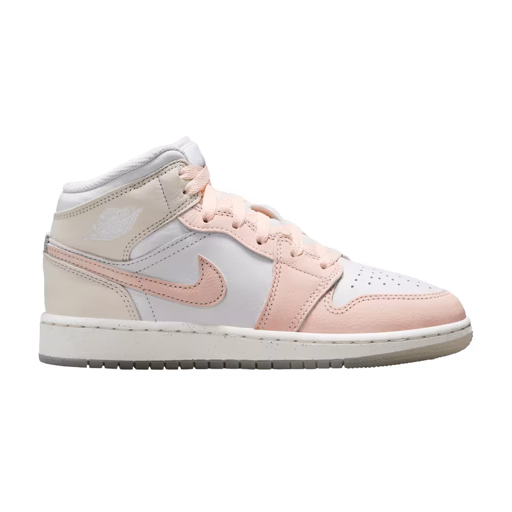 Air Jordan 1 Mid GS Sail Guava Ice