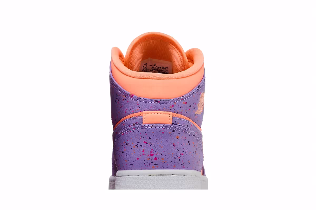 Air Jordan 1 Mid SE GS Atomic Pulse, view 8