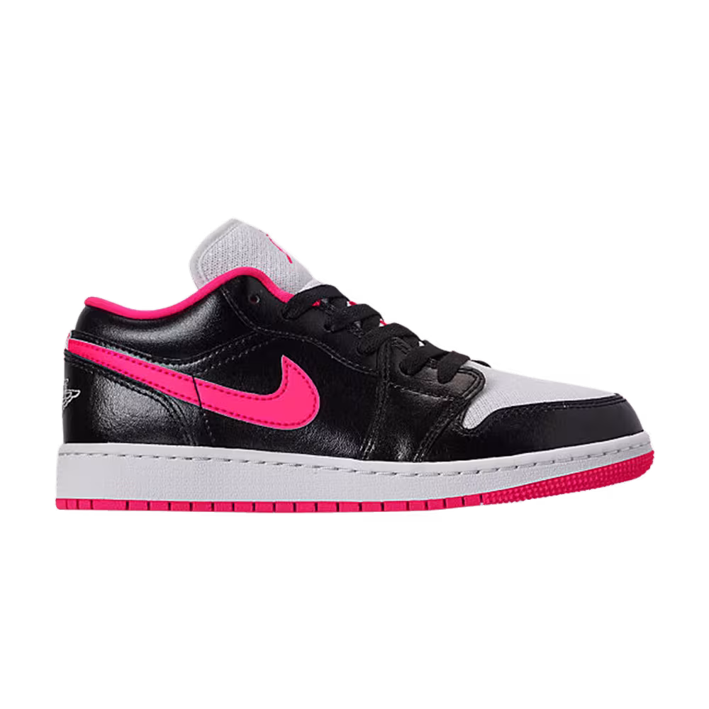 Air Jordan 1 Low GS Black Hyper Pink