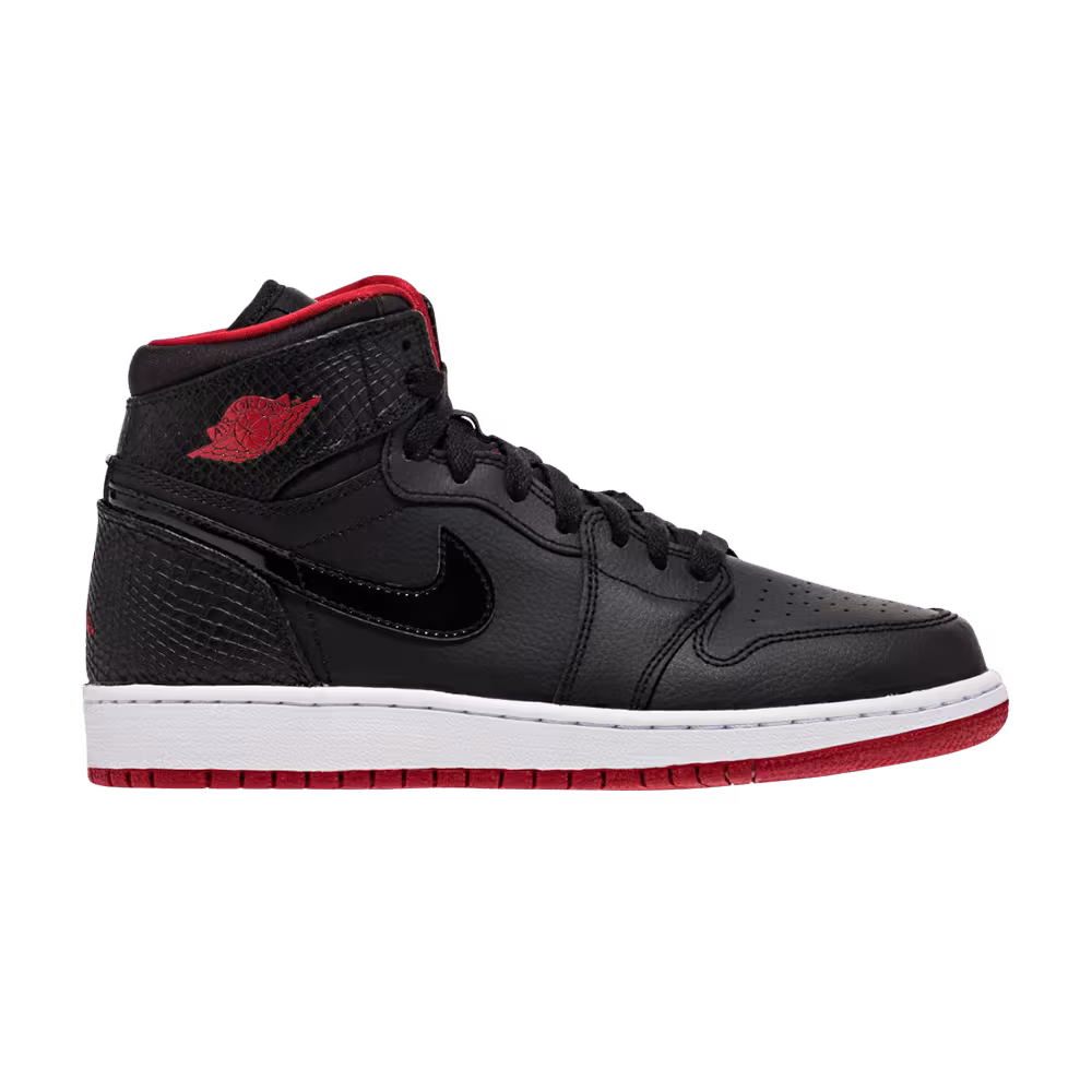 Air Jordan 1 High GS Bred Snake