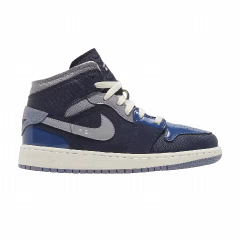 Air Jordan 1 Mid SE Craft GS 'Inside Out - Obsidian'
