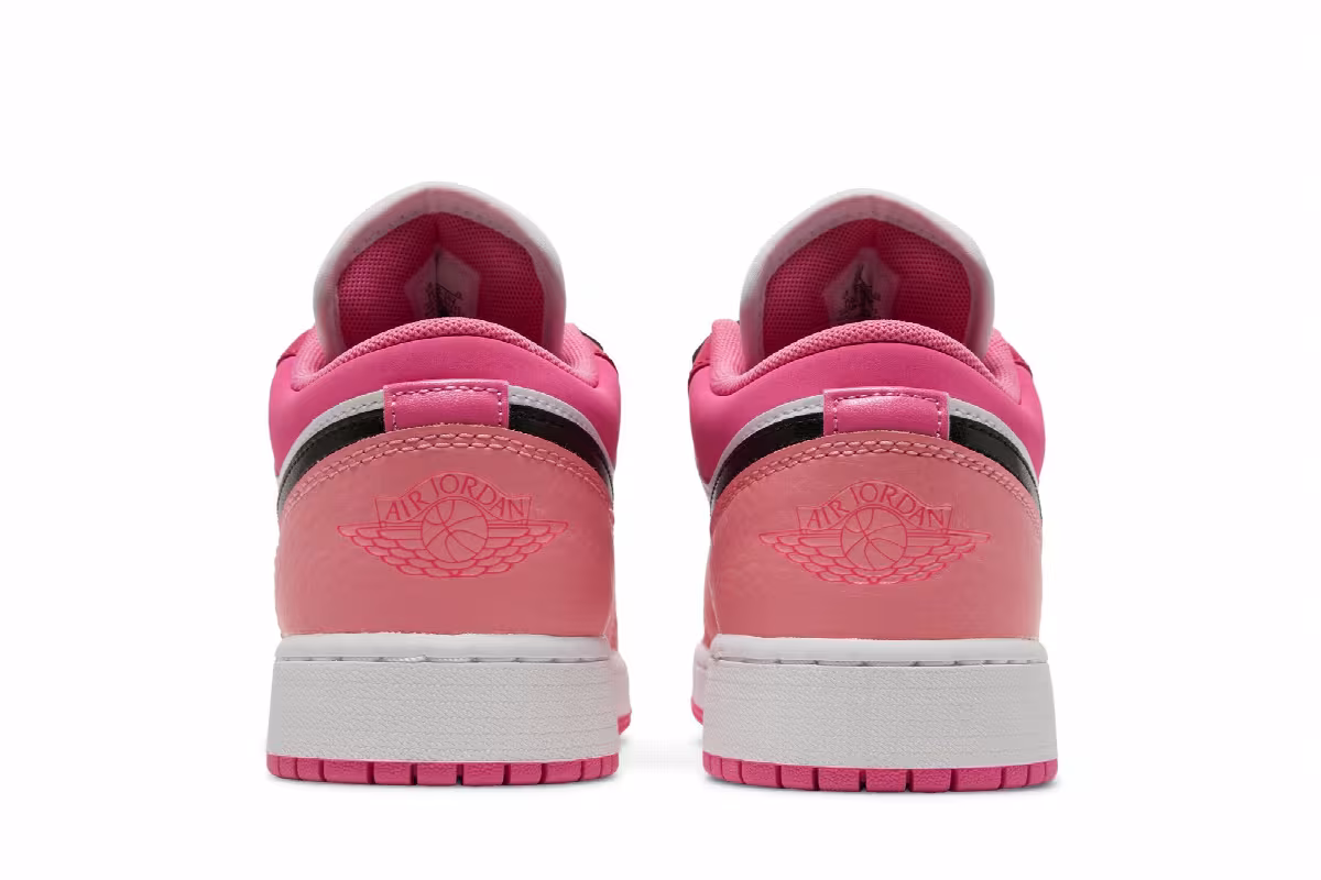 Air Jordan 1 Low GS White Pinksicle, view 7