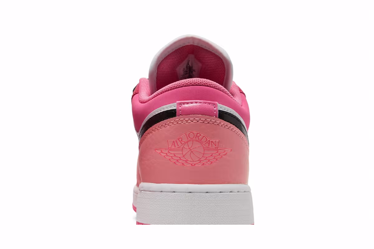 Air Jordan 1 Low GS White Pinksicle, view 8