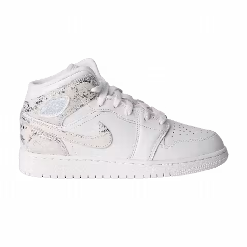 Air Jordan 1 Mid GS 'White Field Silver'