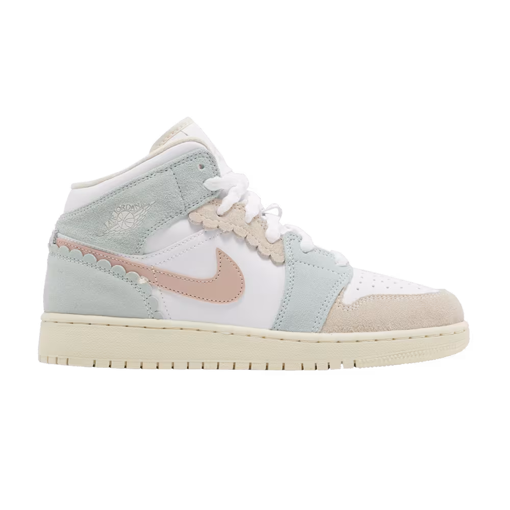 Air Jordan 1 Mid SE GS Scalloped Edge
