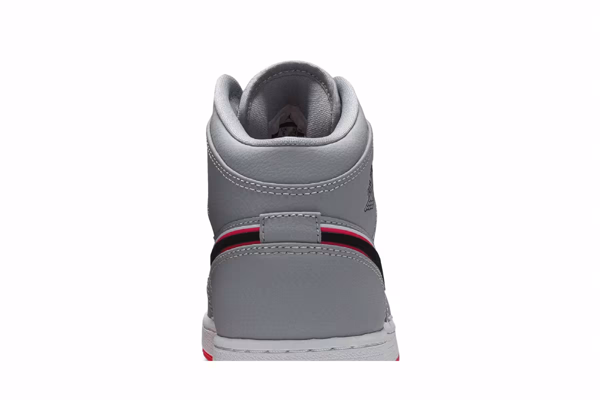 Air Jordan 1 Mid GS Wolf Grey Pink, view 8