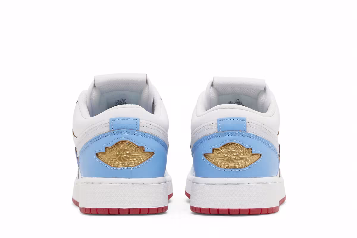 Air Jordan 1 Low SE GS Blue Gradient, view 7