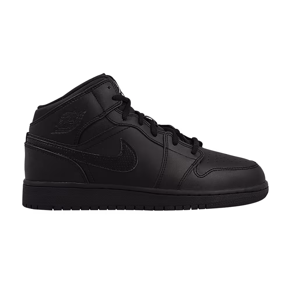 Air Jordan 1 Mid GS Black