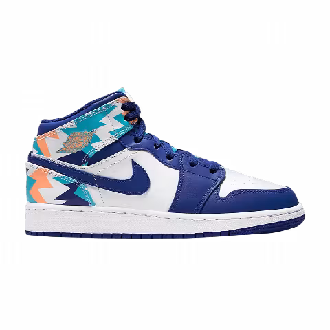 Air Jordan 1 Mid GS 'Geometric Pint'