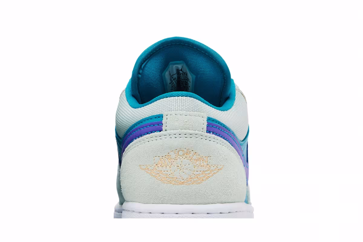 Air Jordan 1 Low SE GS Aquatone Concord, view 8
