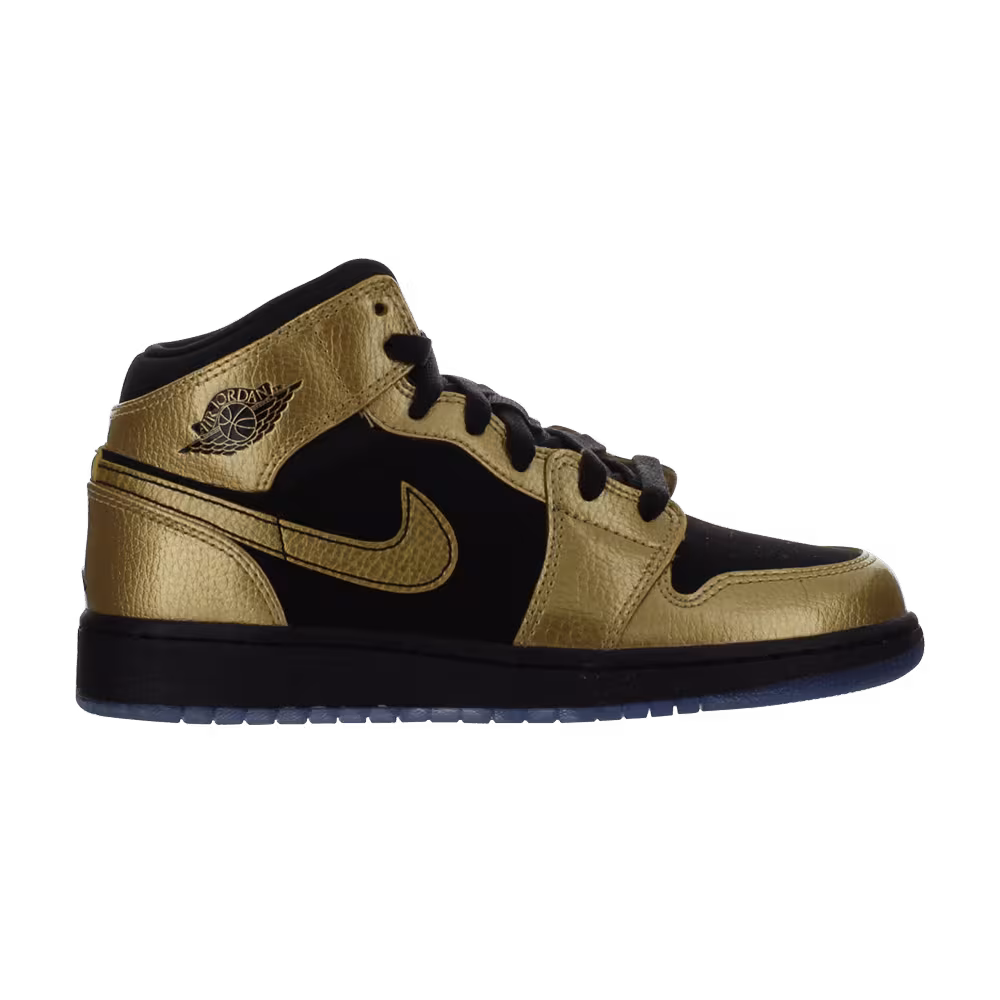 Air Jordan 1 Mid BG Metallic Gold Coin