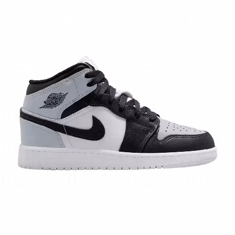 Air Jordan 1 Mid GS 'Black Aura Squadron Blue'
