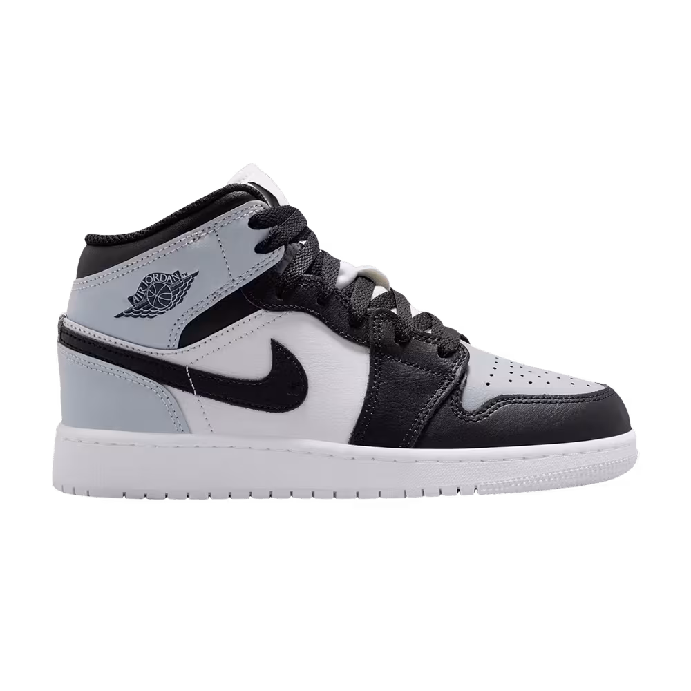 Air Jordan 1 Mid GS Black Aura Squadron Blue