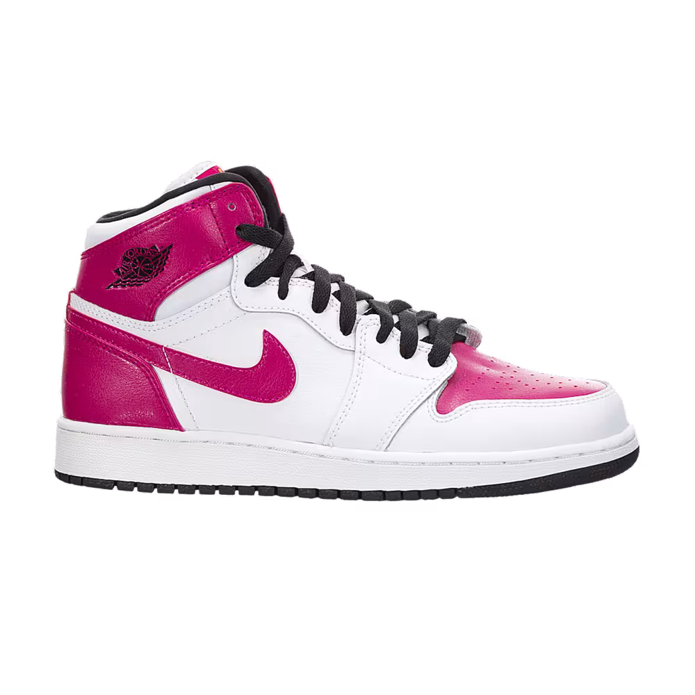Air Jordan 1 High GS White Sport Fuchsia