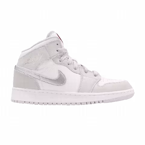Air Jordan 1 Retro Mid GS 'Grey Fog'