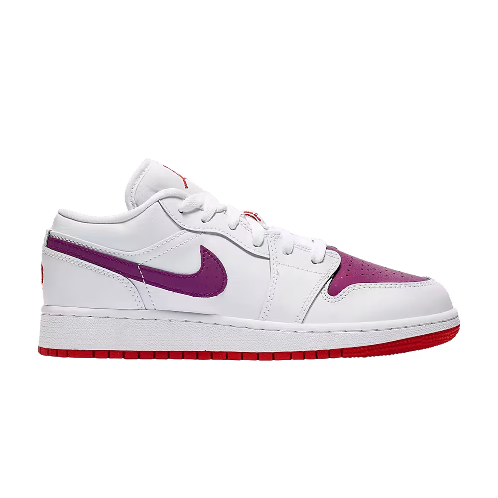 Air Jordan 1 Low GS White Berry