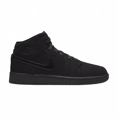 Air Jordan 1 Mid GS 'Triple Black'
