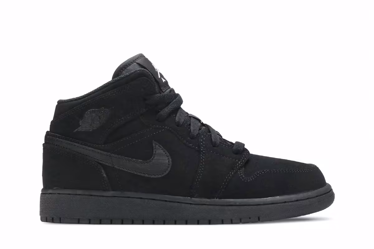 Air Jordan 1 Mid BG Black, view 2