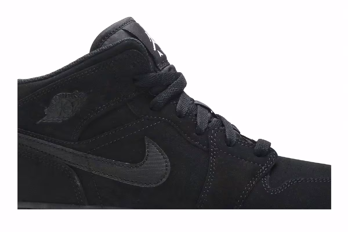 Air Jordan 1 Mid BG Black, view 3